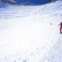 Montée vers le col à 4900m, Mont Mac Kinley, Alaska