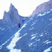 La Canaleta, passage-clé vers l' Aconcagua, Argentine
