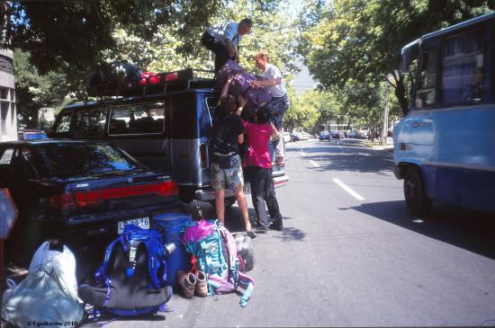 Arrivée à Santiago de Chile