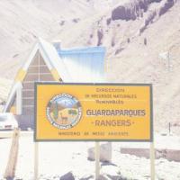 Entrée du Parc National de l' Aconcagua, Argentine