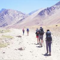 En route vers l' Aconcagua, Argentine