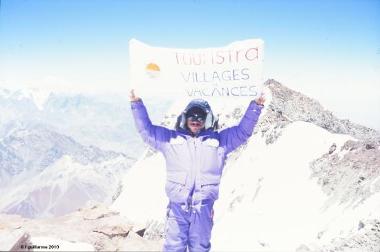 Sommet de l' Aconcagua, 6959m, 20 Janvier 1997, Argentine