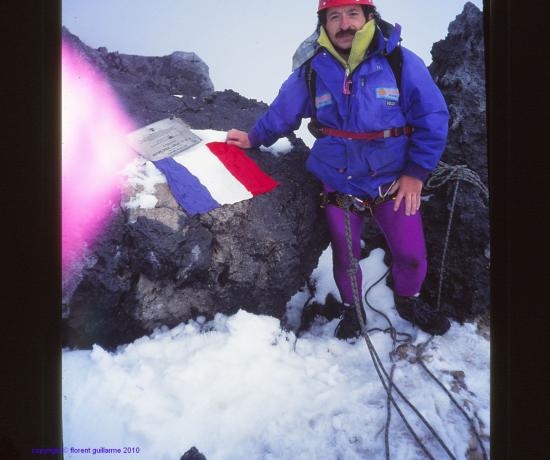 Au sommet du Puncak Jaya, 5030m, Papouasie