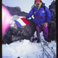 Au sommet du Puncak Jaya, 5030m, Papouasie