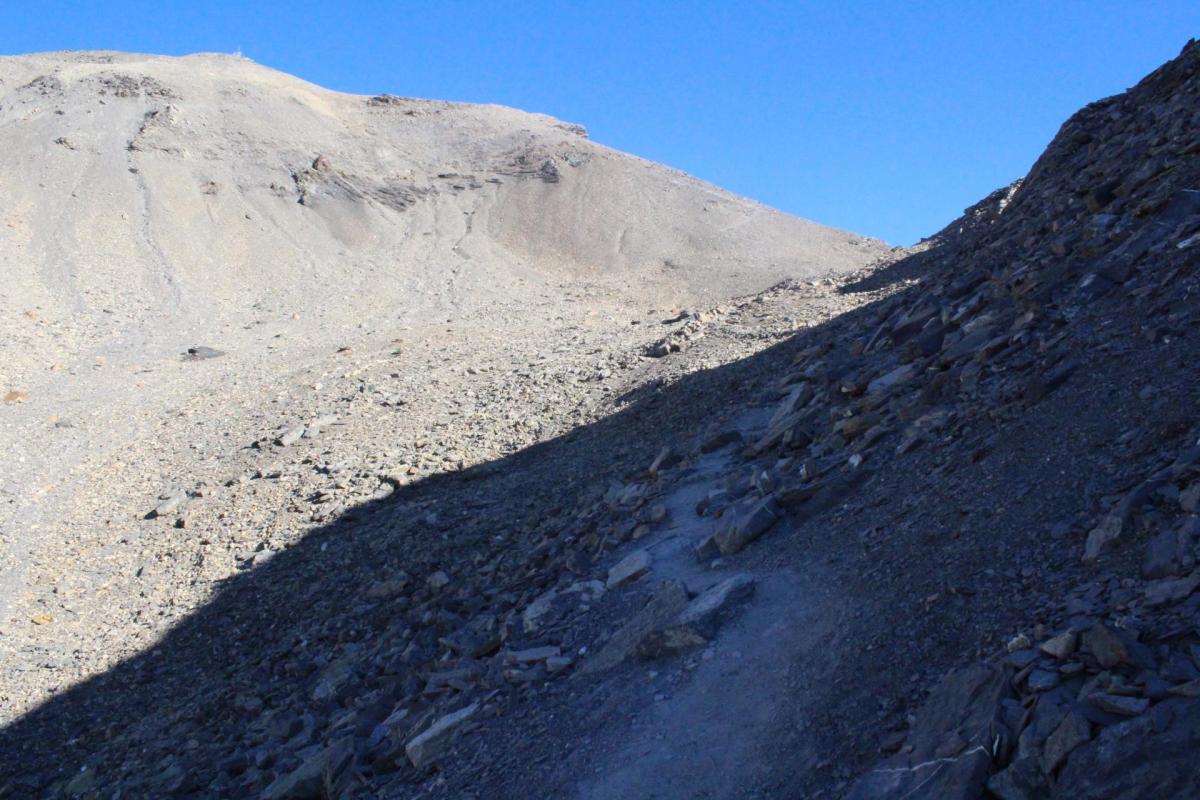 Dernière partie d'ascension du mont Buet